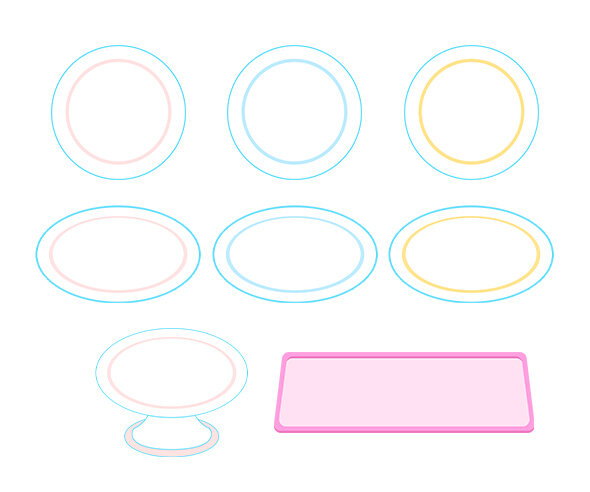 디저트 그릇,쟁반