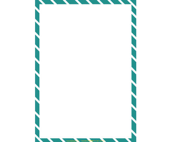 청록색 사선 테두리