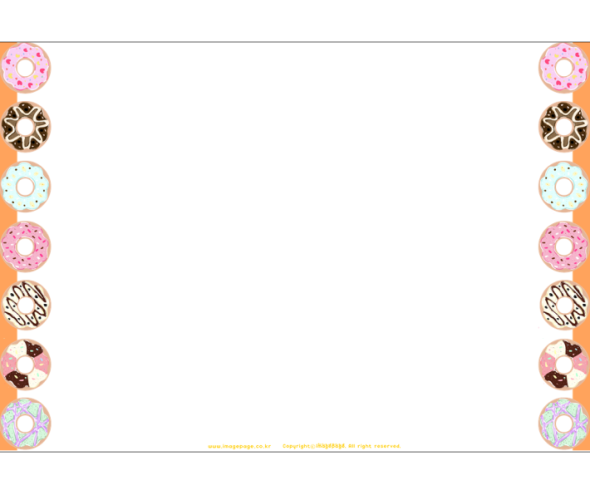 도너츠 테두리 (가로형)