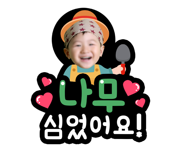 나무 심었어요 토퍼