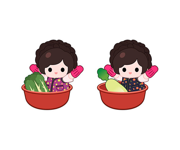 김장 통 속 아이