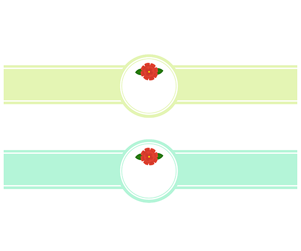 카네이션 선물 띠지