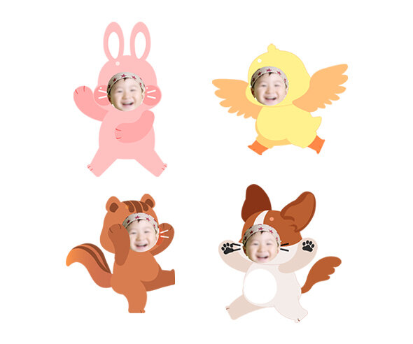 동물 합성이미지