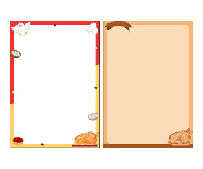 전기구이 통닭 테두리