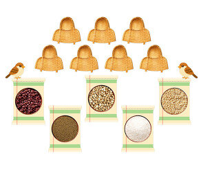 곡물 관찰판 (곡물포대) (문구없음)