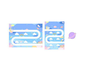 우리 반은 어디에 (유니콘) (문구없음)