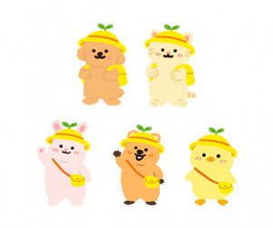 유치원 복장 동물