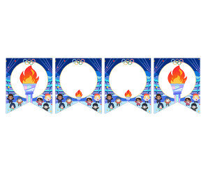 [개별도안] 세계의 축제 동계 올림픽 가랜드