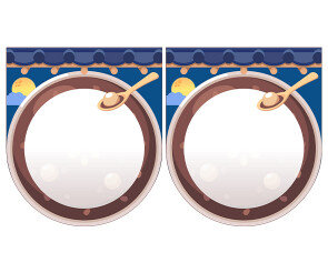 [개별도안] 맛있는 팥죽 가게 가랜드