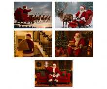 산타클로스 배경