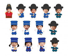 세종대왕과 신하 합성이미지