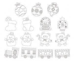 크리스마스 색칠 모음