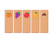 과일 트럭 개별 메뉴판 (문구없음)