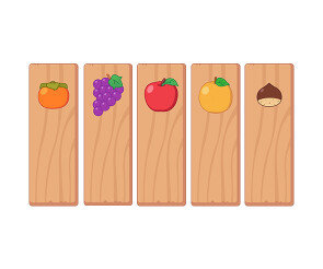 과일 트럭 개별 메뉴판 (문구없음)