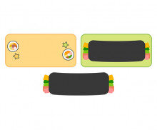 김밥가게 간판 (문구없음)