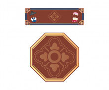 한복가게 간판(문구없음)