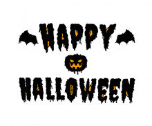 HAPPY HALLOWEEN 레터링