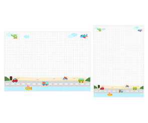 교통기관 편지지