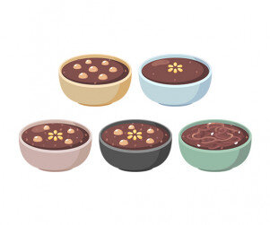 팥죽, 팥칼국수