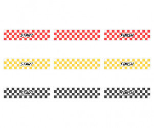 자동차 경주 라인(START, FINSH, 기본)