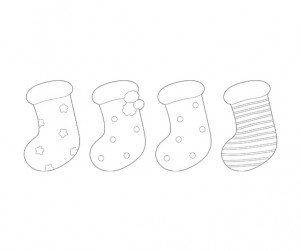 양말 색칠 모음