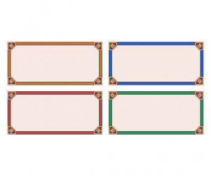 한복가게 안내판(문구없음)