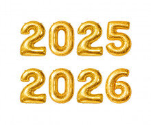 2025, 2026 숫자 풍선