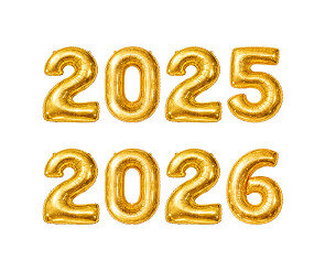 2025, 2026 숫자 풍선