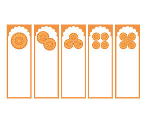 국화빵 가게 개별 메뉴판 (문구없음)