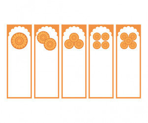 국화빵 가게 개별 메뉴판 (문구없음)