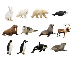 극지방에 사는 동물