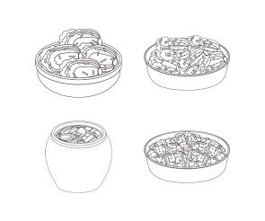 김치 색칠 모음