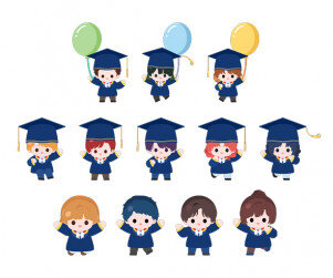 졸업, 수료하는 아이