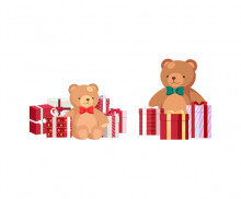 곰인형과 선물