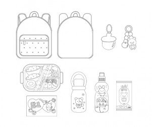 소풍 가방 색칠 모음