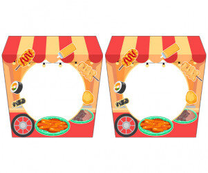 [개별도안] 분식 포장마차 가랜드