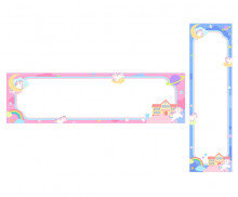 환영합니다 가로 세로 배너 (문구없음)