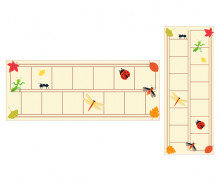 가을에 만나는 곤충 원고지 레터링 (문구없음)