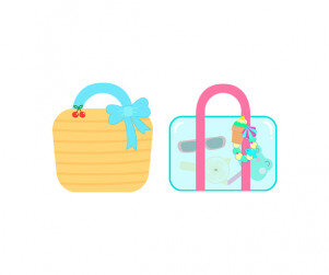 여름 가방(비치백, 라탄가방)