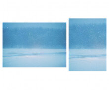 눈 내리는 겨울 배경