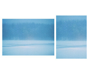 눈 내리는 겨울 배경