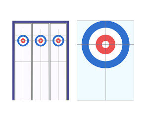 컬링 바닥 배경