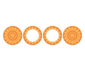 [개별도안] 맛있는 국화빵 가랜드