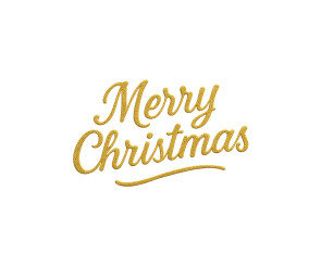 Merry Christmas 금박 글씨