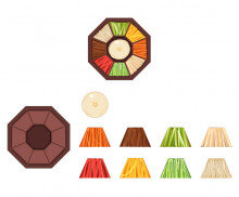 궁중요리(구절판)