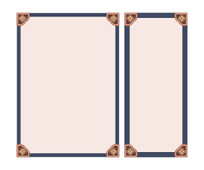 한복가게 메뉴판