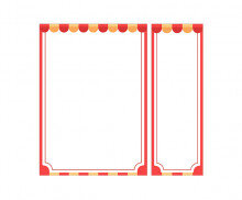 분식 포장마차 메뉴판