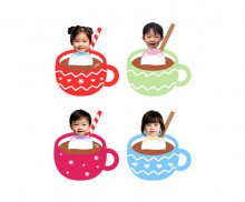 코코아와 아이 합성이미지