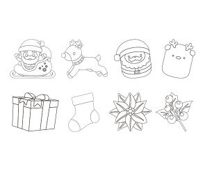 크리스마스 색칠 모음