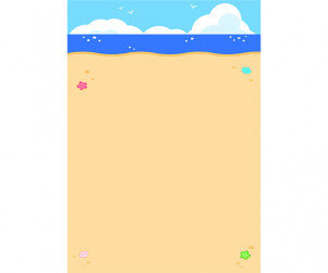 여름 바닷가 배경